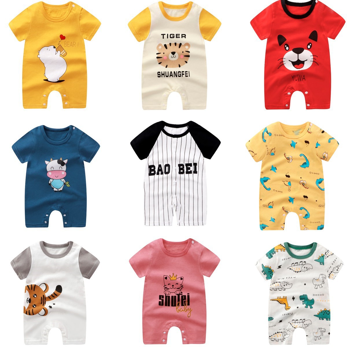 Baby Clothing Online - Summer Romper Baby Girls Clothes Cotton