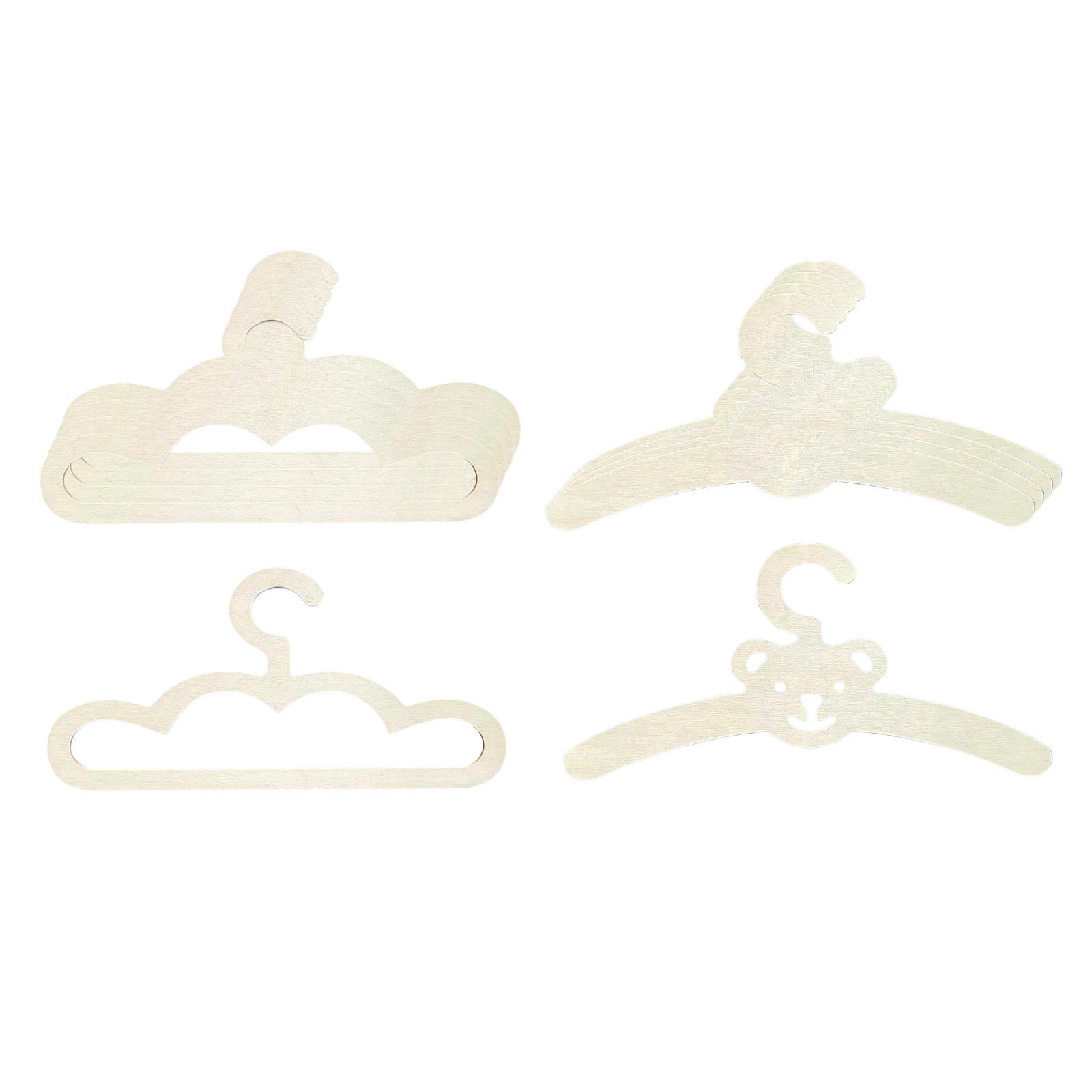 Baby Clothing Hangers - 5x Baby Clothes Hangers Space Saving