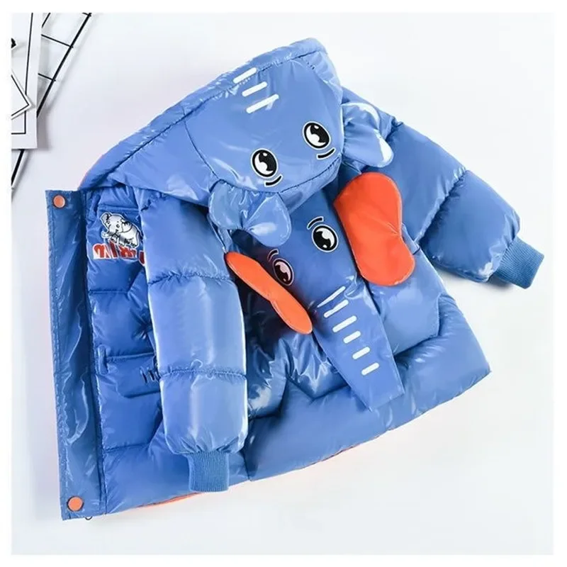 Boys' Cotton Padded Cartoon 3D - مراجعة Baby Clothing Elephant وسعره