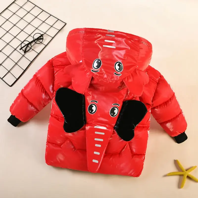 Boys' Cotton Padded Cartoon 3D - مراجعة Baby Clothing Elephant وسعره