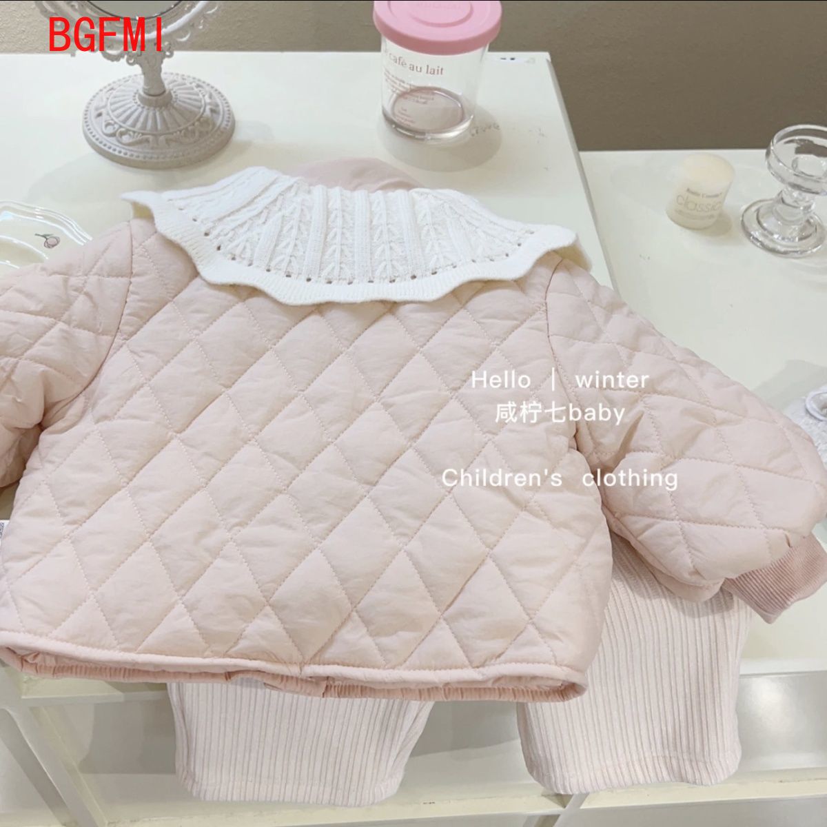 Girls Pink Velvet Inner Cotton - مراجعة Baby Clothing Quilt وسعره