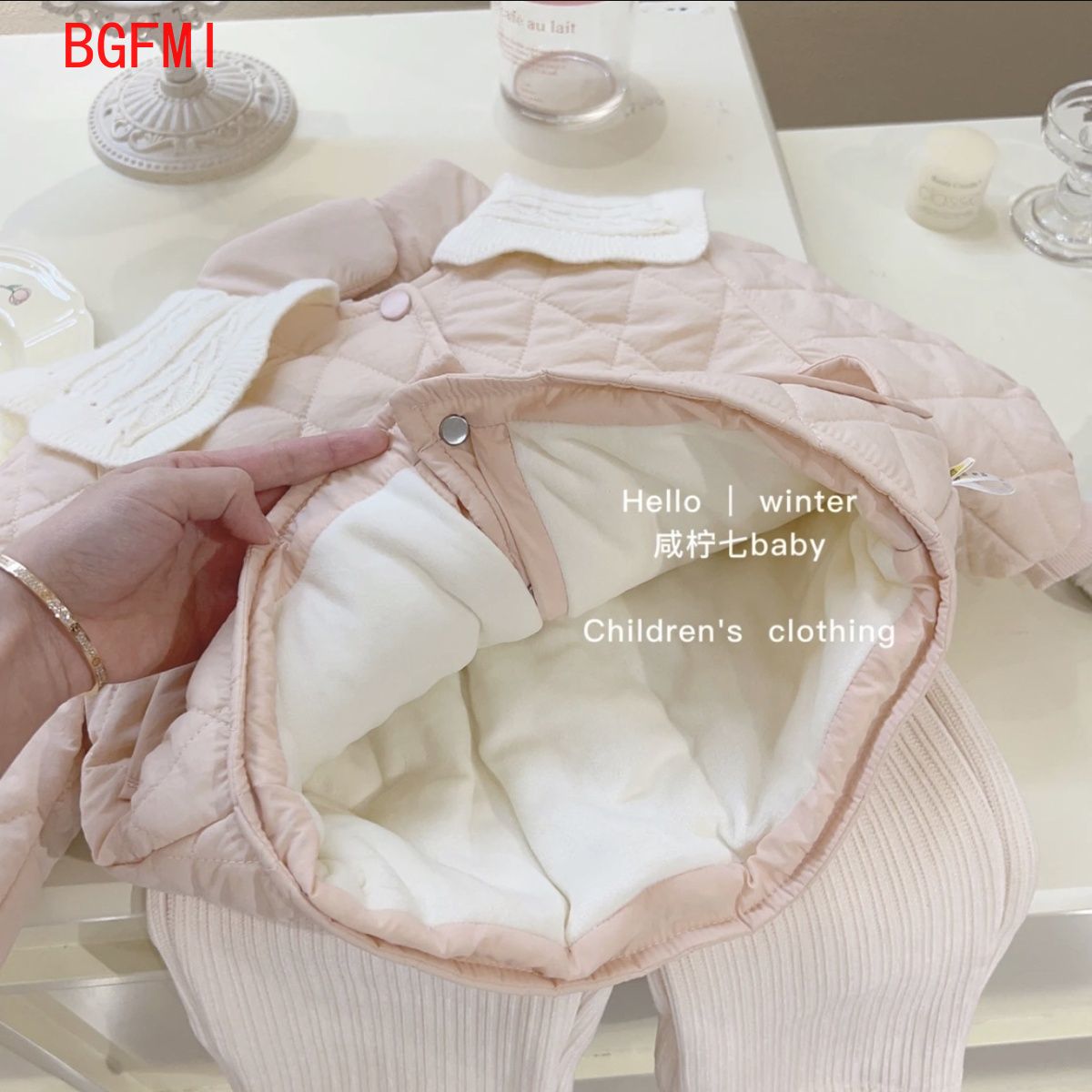 Girls Pink Velvet Inner Cotton - مراجعة Baby Clothing Quilt وسعره