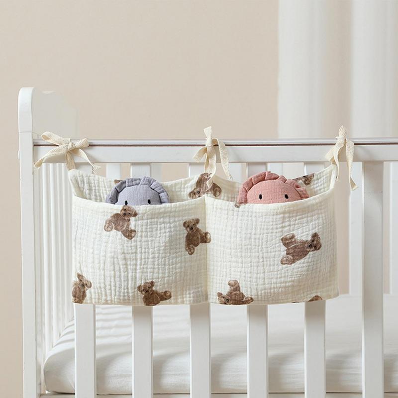 Baby Crib Organizer Cot Caddy  - مراجعة Baby Clothing Bag وسعره