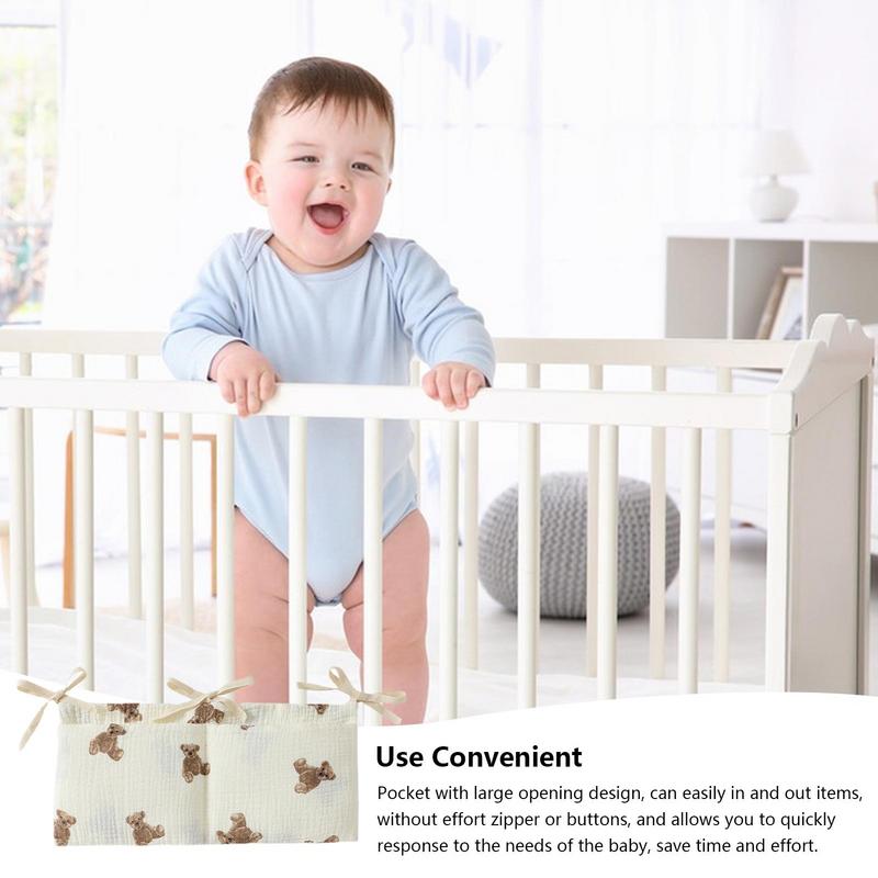 Baby Crib Organizer Cot Caddy  - مراجعة Baby Clothing Bag وسعره