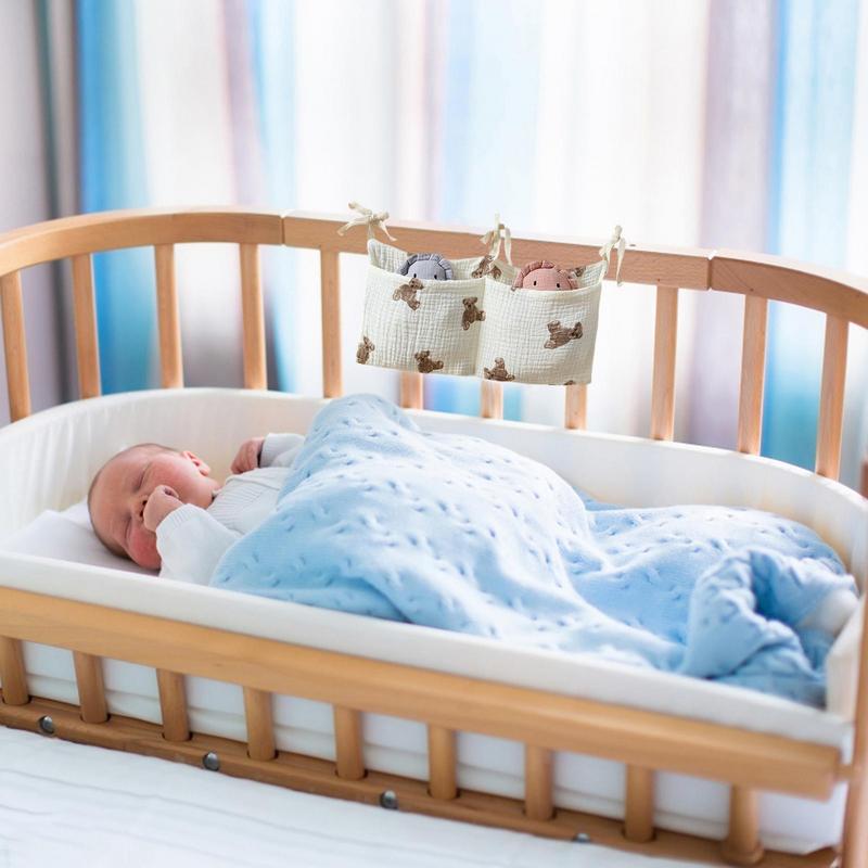 Baby Crib Organizer Cot Caddy  - مراجعة Baby Clothing Bag وسعره