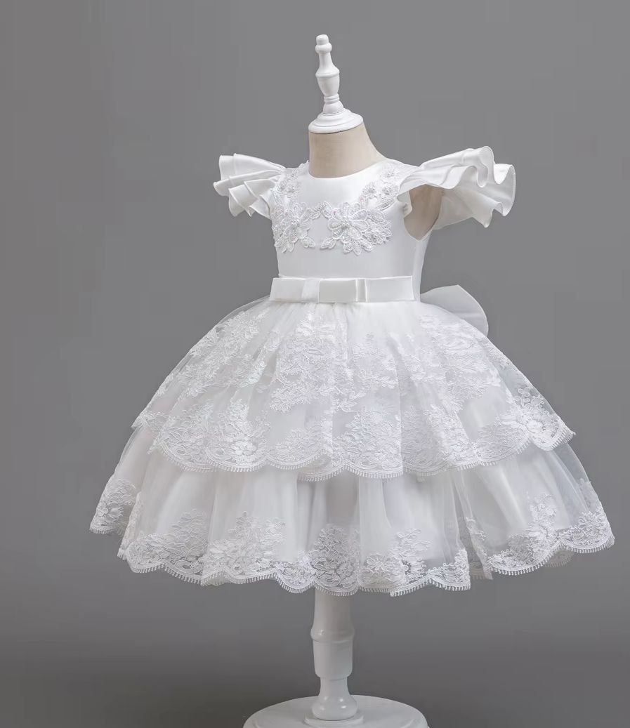 Girl Party Dress Embroidery Ch - مراجعة Baby Clothing Embroidery وسعره