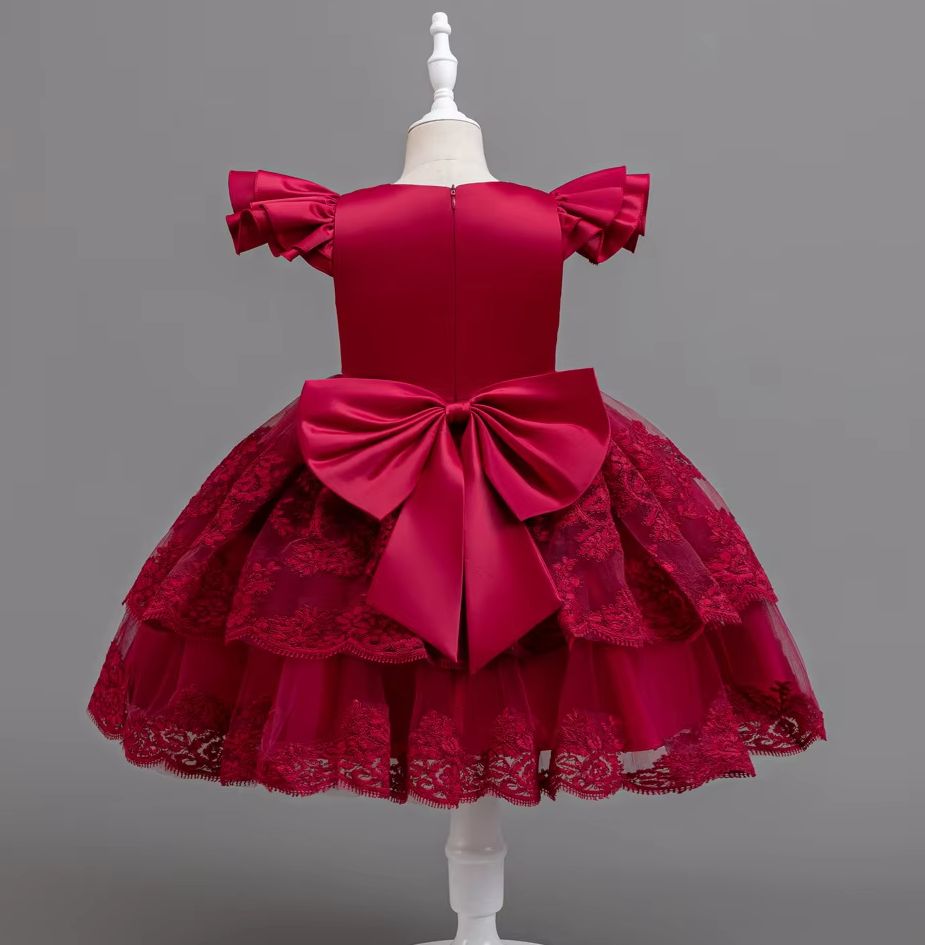 Girl Party Dress Embroidery Ch - مراجعة Baby Clothing Embroidery وسعره
