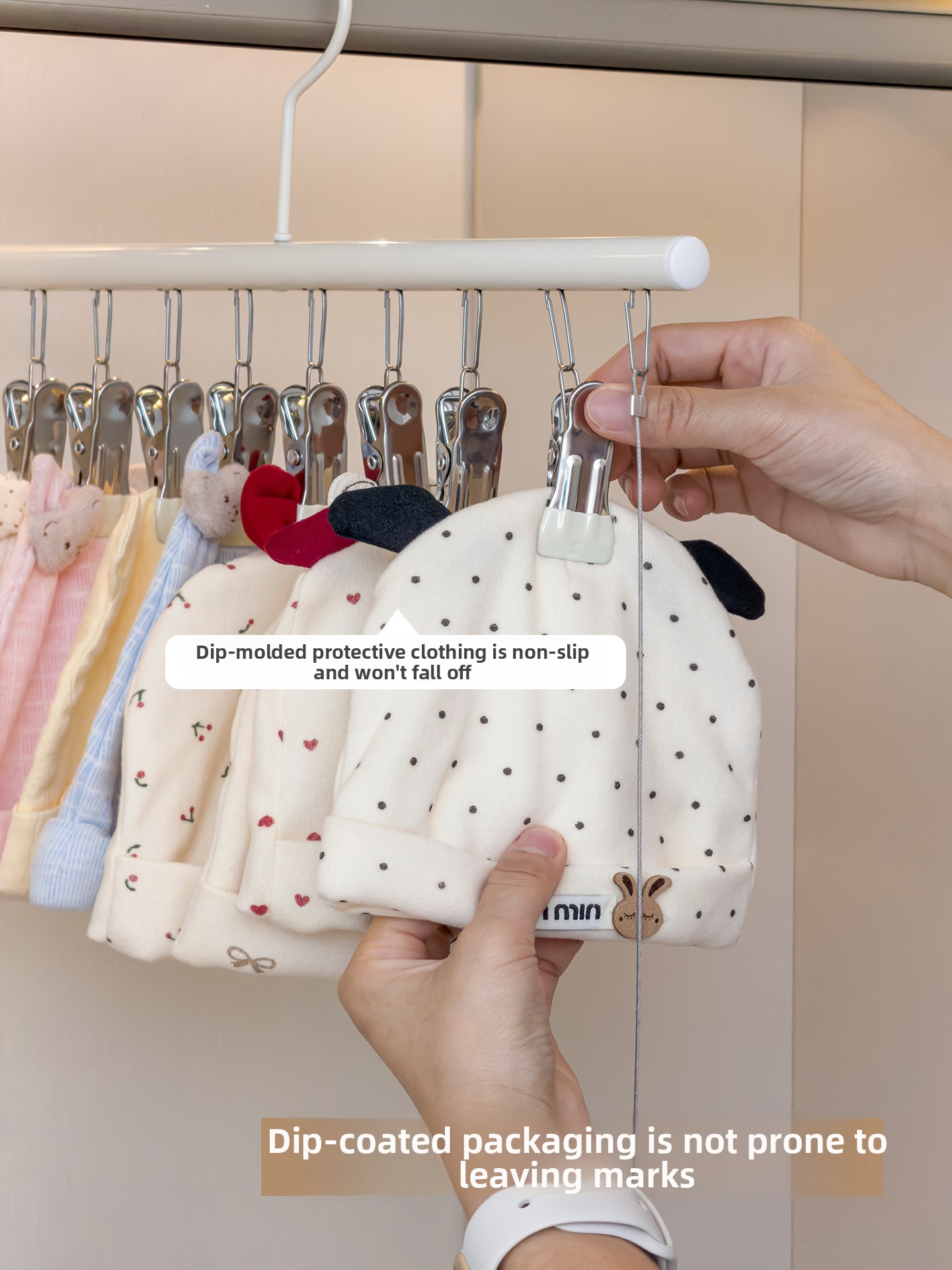 Baby Pants Hanger with Multipl - مراجعة Baby Clothing Organizer وسعره