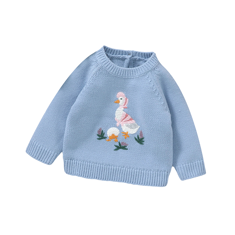 Autumn Baby Sweater Cute Embro - مراجعة Baby Clothing Jumper وسعره