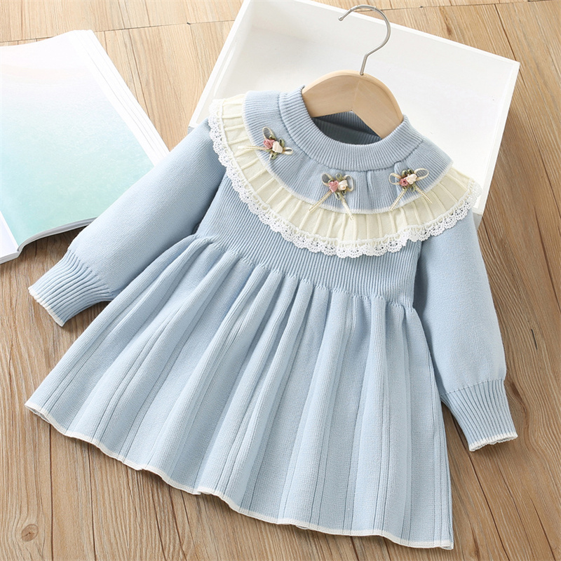Baby Girls' Knitted Dress Chil - مراجعة Baby Clothing Jumper وسعره
