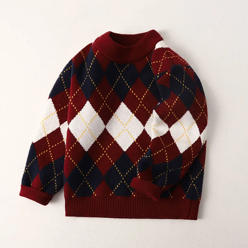 2025 Autumn Winter Kids Plaid  - مراجعة Baby Clothing Jumper وسعره