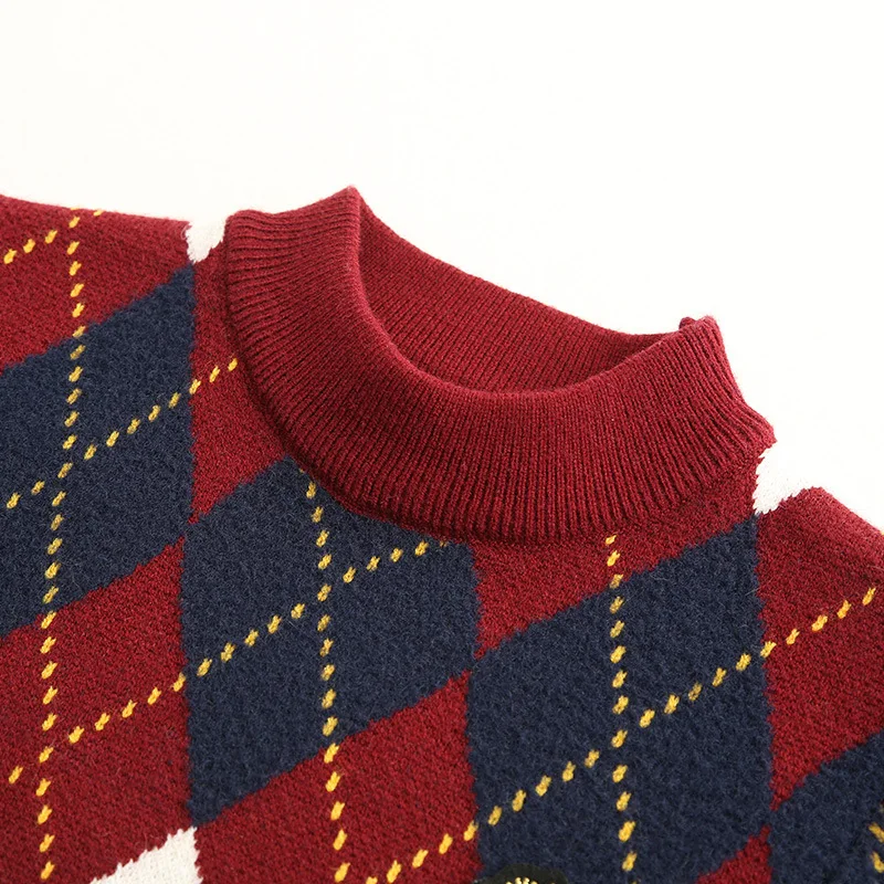 2025 Autumn Winter Kids Plaid  - مراجعة Baby Clothing Jumper وسعره