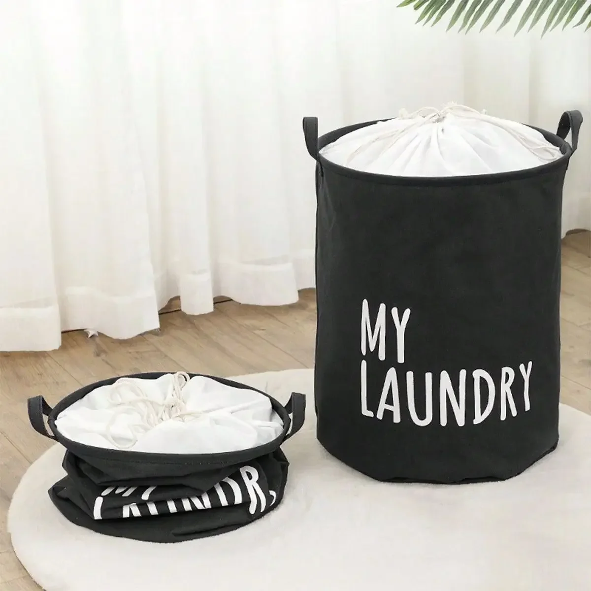 Foldable Drawstring Laundry Ha - مراجعة Baby Clothing Hamper وسعره