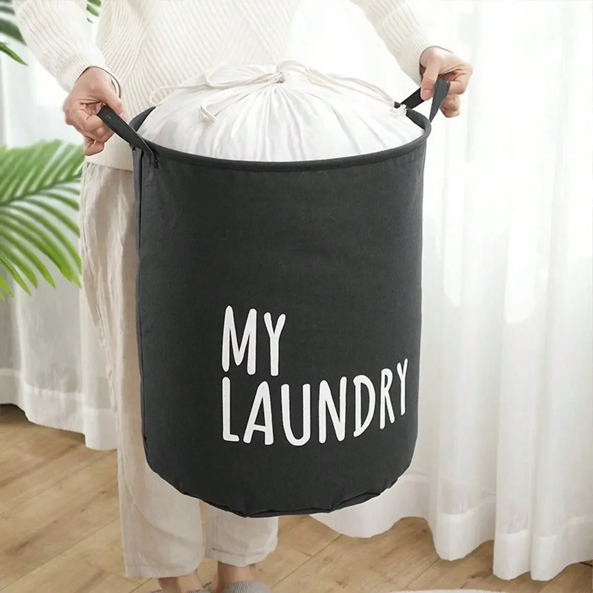 Foldable Drawstring Laundry Ha - مراجعة Baby Clothing Hamper وسعره