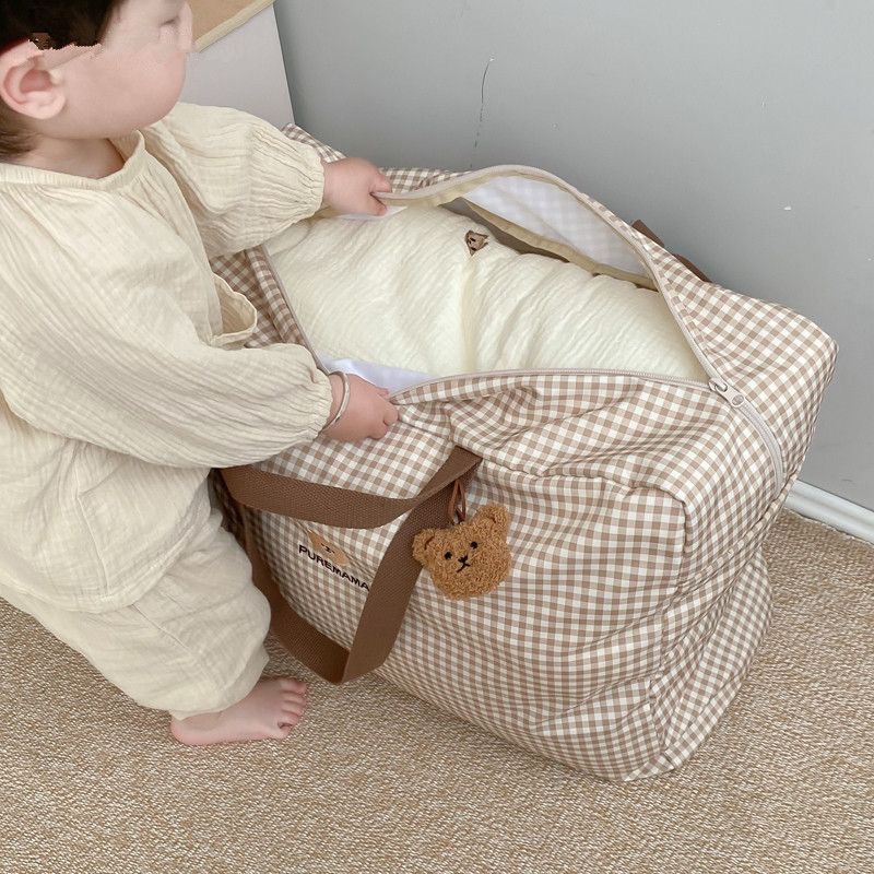 Cotton Fabric Storage Bag for  - مراجعة Baby Clothing Quilt وسعره