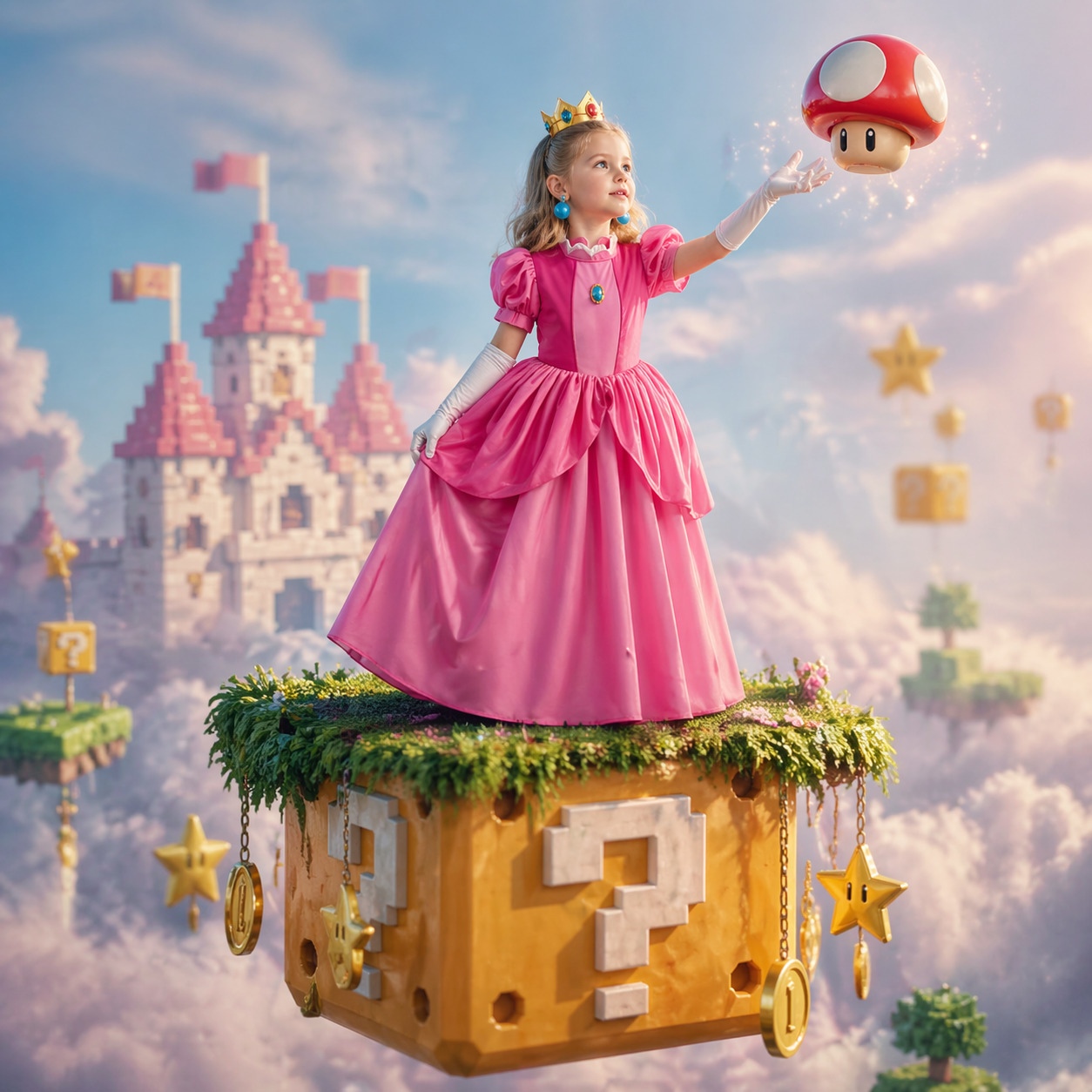 Princess Peach Style Dress Up  - مراجعة Baby Z Clothing وسعره
