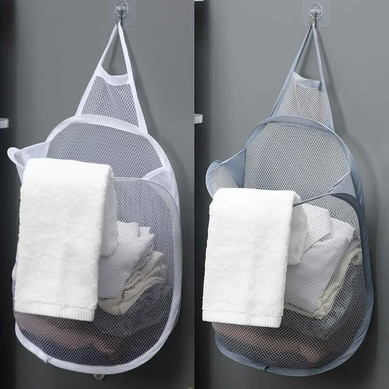 Hanging Laundry Basket Foldabl - مراجعة Baby Clothing Hamper وسعره