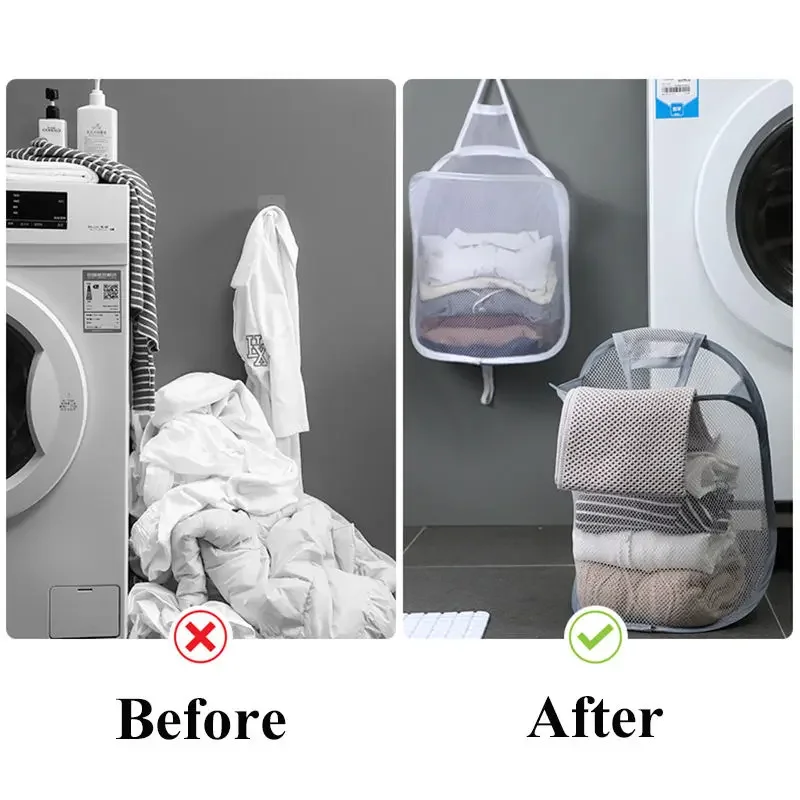 Hanging Laundry Basket Foldabl - مراجعة Baby Clothing Hamper وسعره