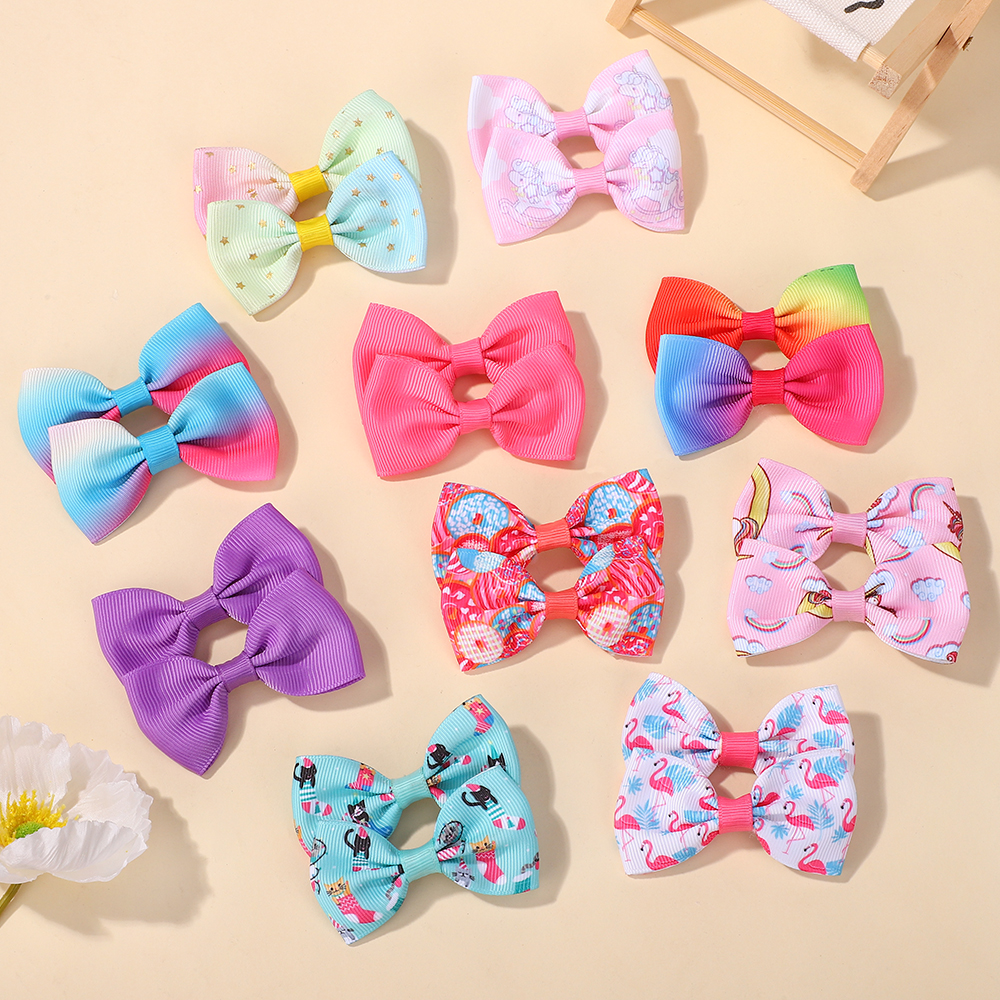 20Pcs cute baby bows hair clip - مراجعة Baby Z Clothing وسعره