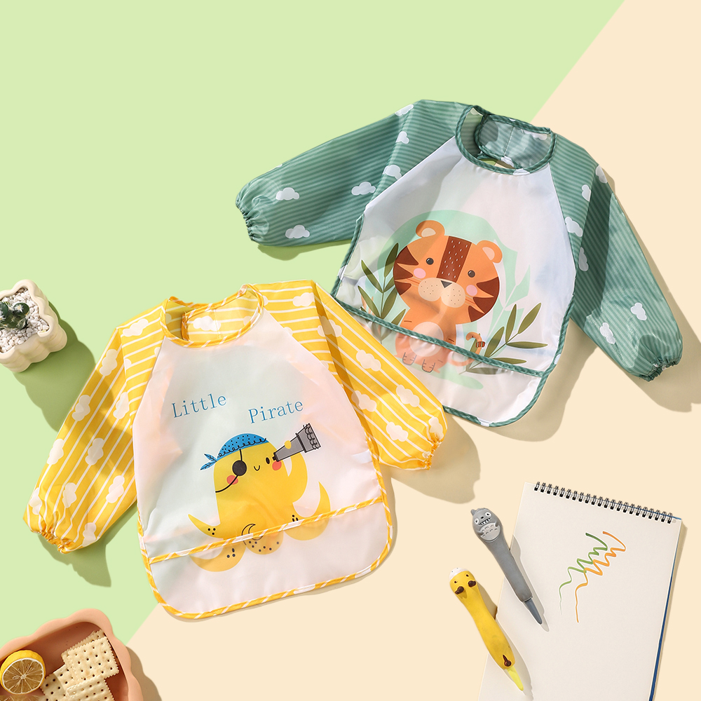 2pcs Waterproof Full Sleeve Ba - مراجعة Baby Clothing 1 Year Old وسعره