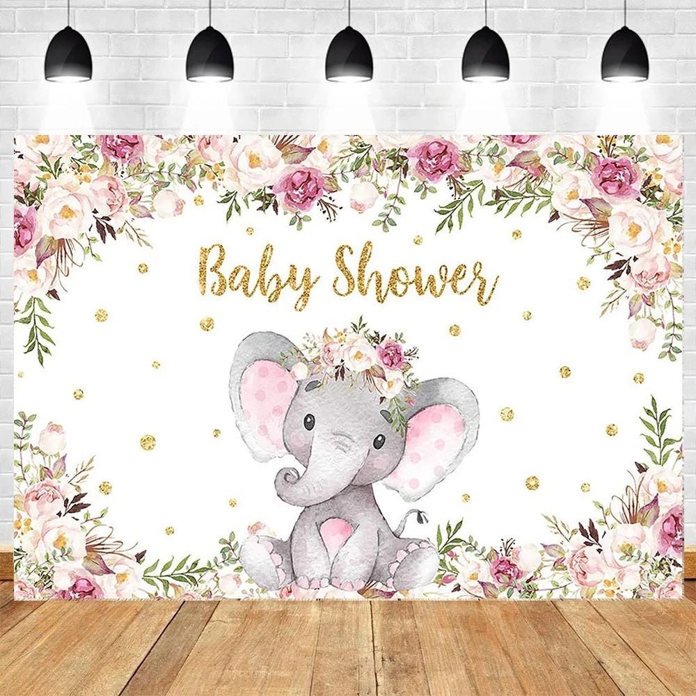 Elephant Flower Backdrop Newbo - مراجعة Baby Clothing Elephant وسعره