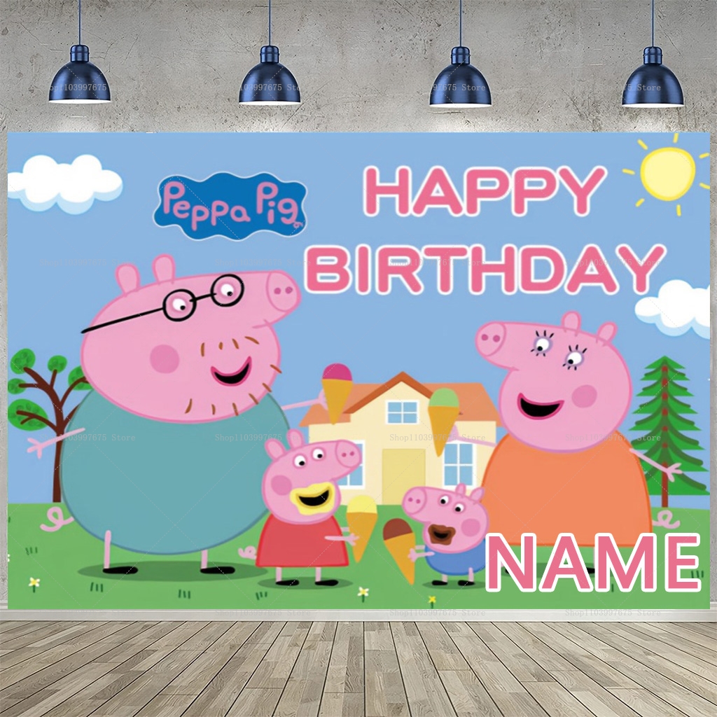 Custom Name Cartoon Peppa Pig  - مراجعة Baby Clothing 1 Year Old وسعره