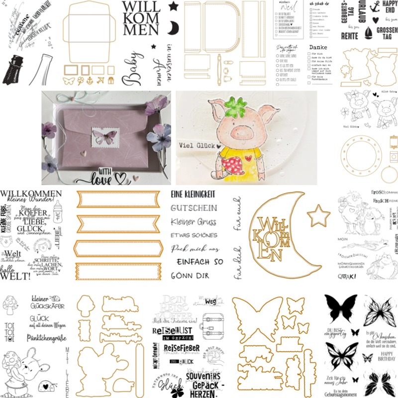 Baby Suitcase Stamps And Dies  - مراجعة Baby Clothing Bag وسعره