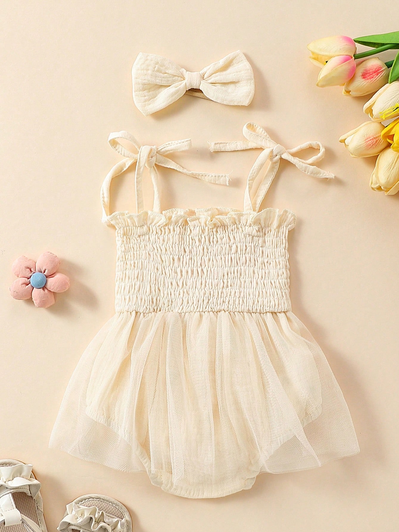 Baby Girl  Romper Mesh Dress N - مراجعة Baby Clothing Online وسعره