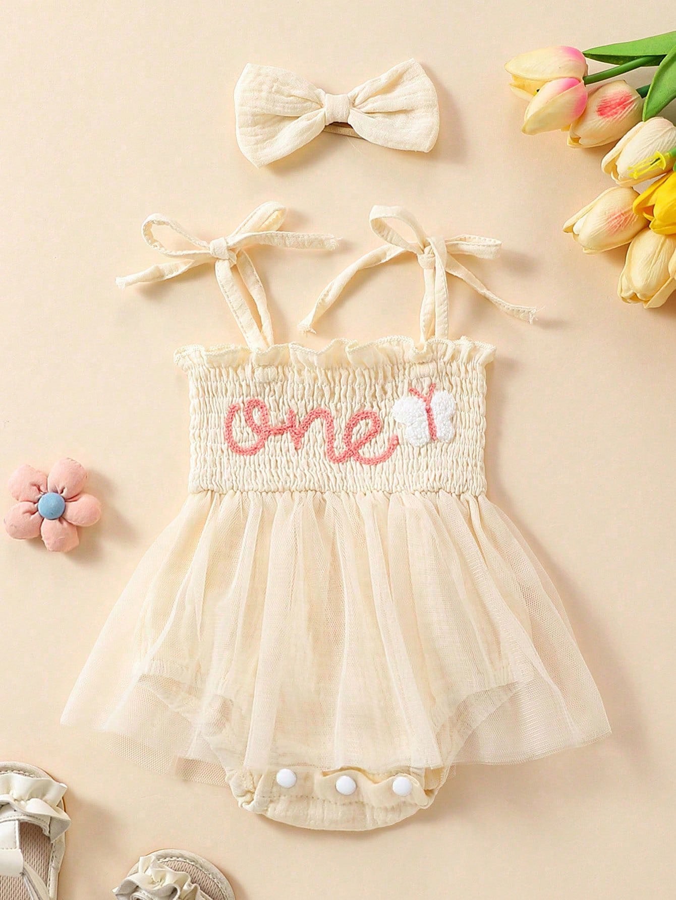 Baby Girl  Romper Mesh Dress N - مراجعة Baby Clothing Online وسعره