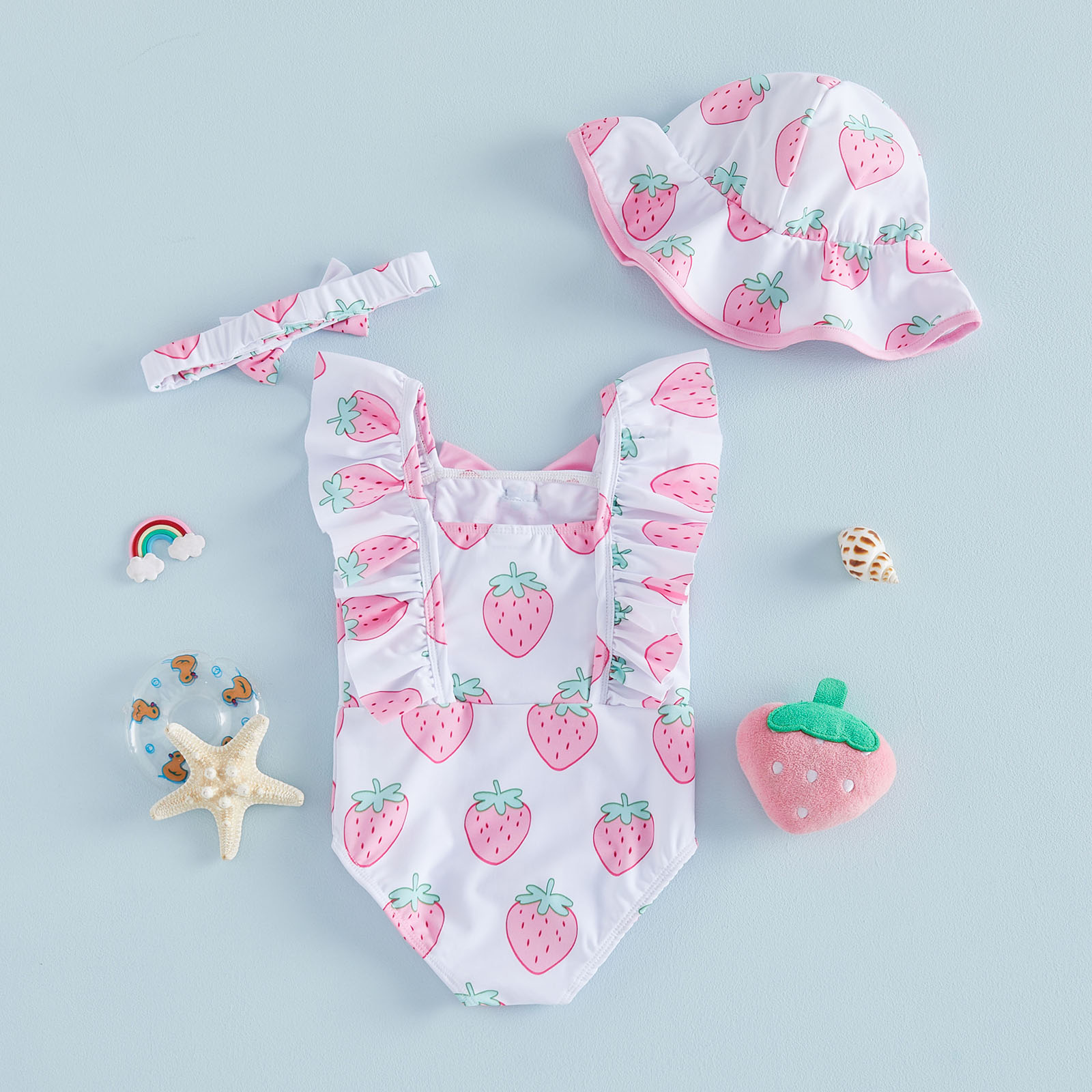Kids Baby Girl Swimsuit Bow/St - مراجعة Baby Clothing Online وسعره