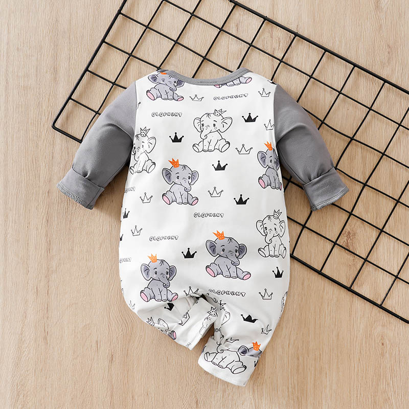 Autumn Clothes Toddler Jumpsui - مراجعة Baby Clothing Elephant وسعره