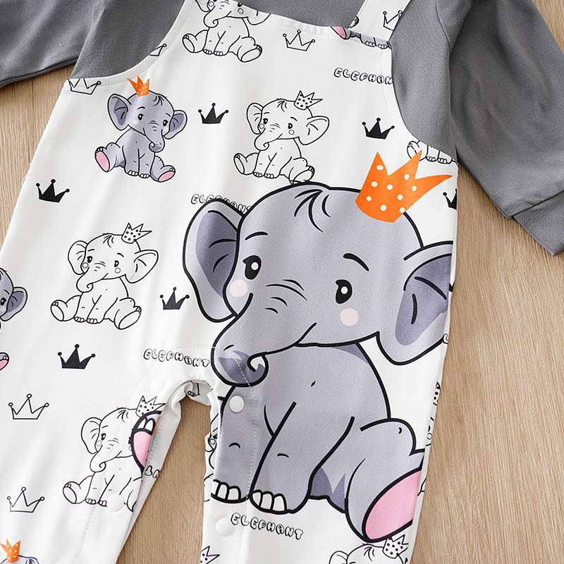 Autumn Clothes Toddler Jumpsui - مراجعة Baby Clothing Elephant وسعره