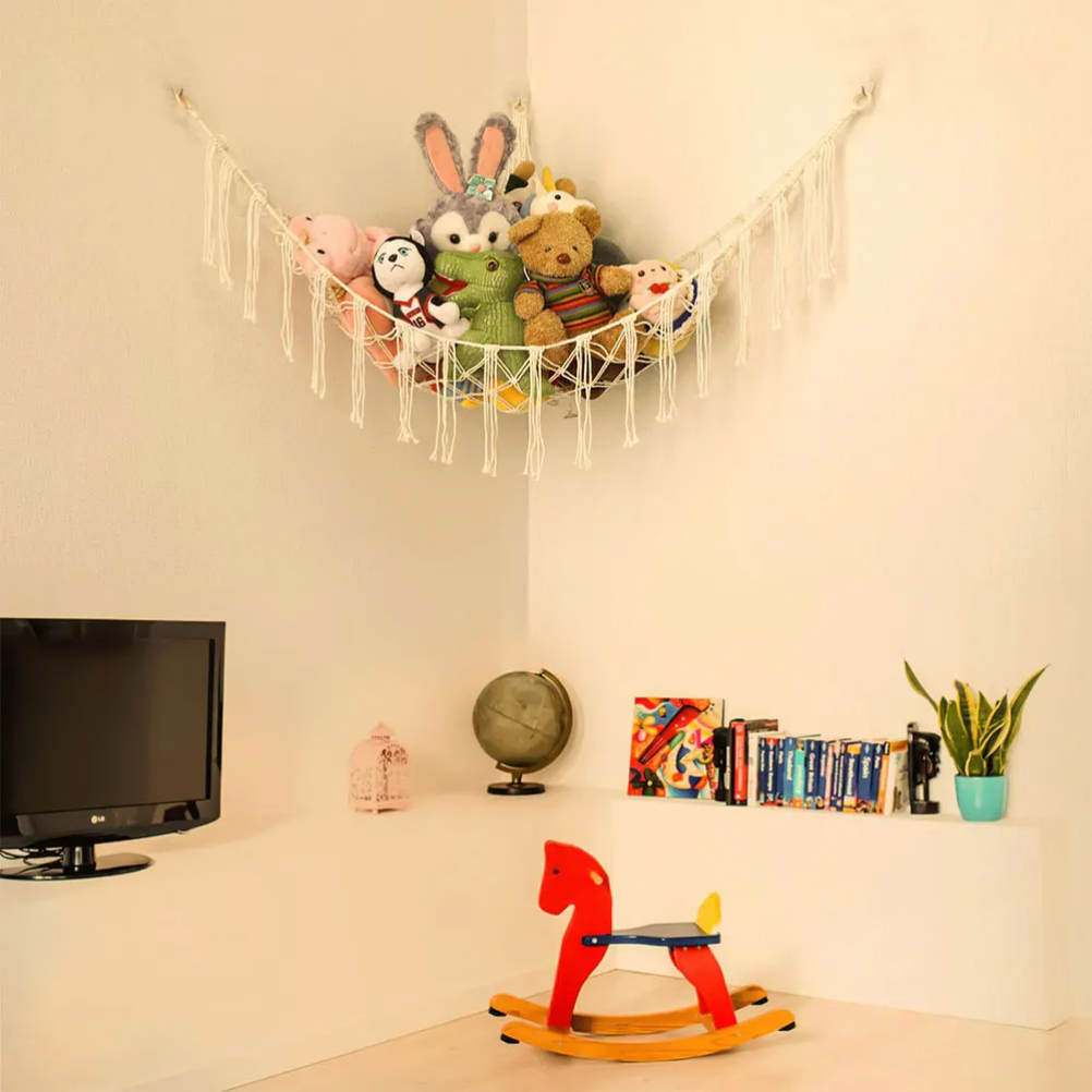 1Pc Toy Hammocks Wall Corner H - مراجعة Baby Clothing Organizer وسعره