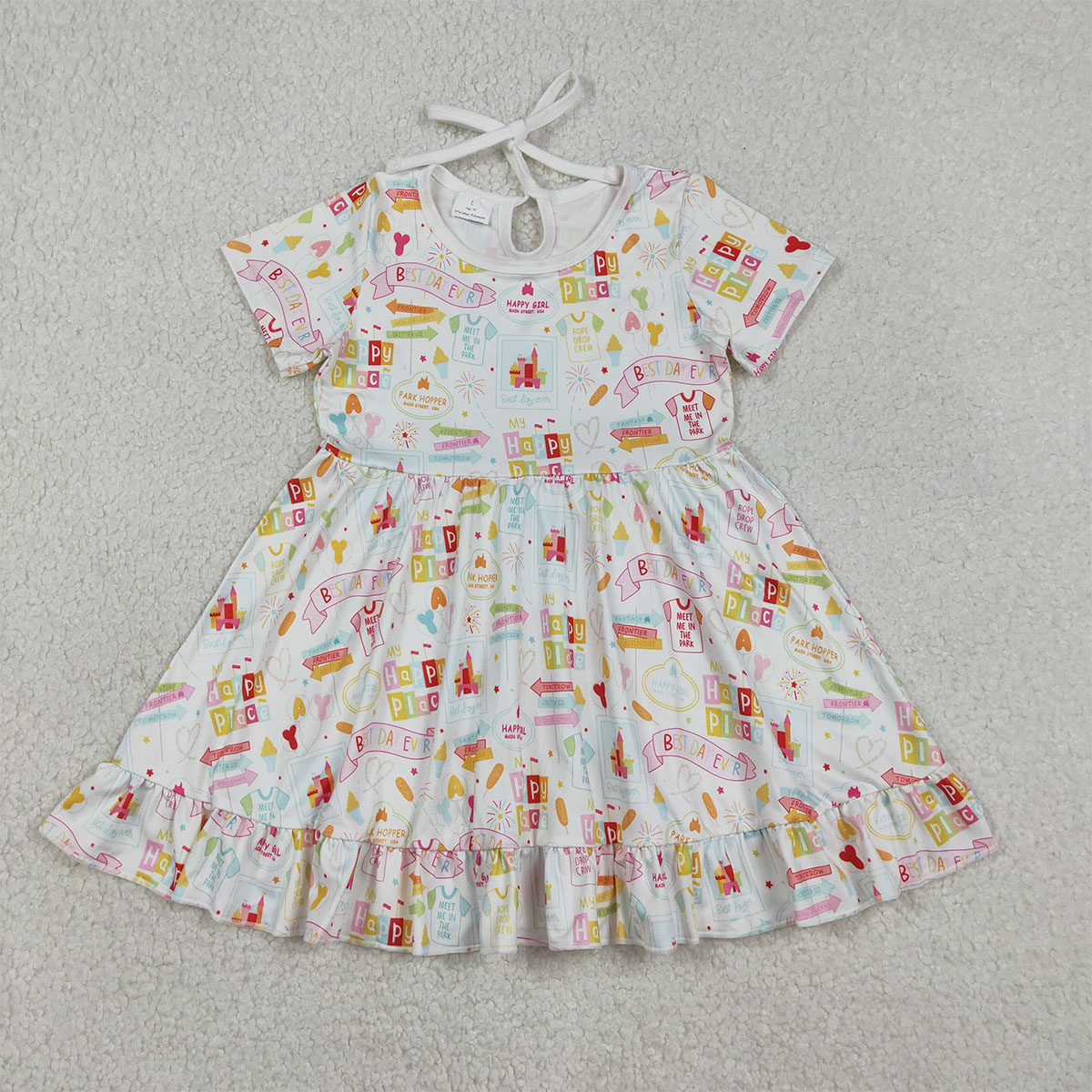 Baby Girl Short Sleeve Happy P - مراجعة Baby Clothing Places وسعره