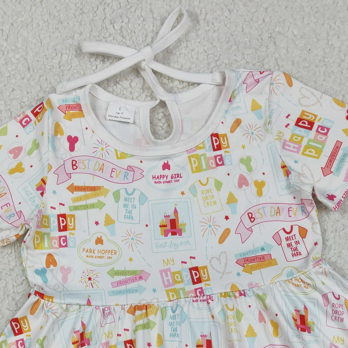 Baby Girl Short Sleeve Happy P - مراجعة Baby Clothing Places وسعره