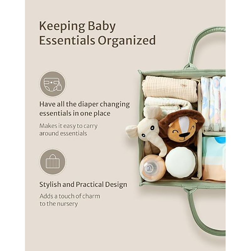 Baby Diaper Organizer Bag Fold - مراجعة Baby Clothing Hamper وسعره