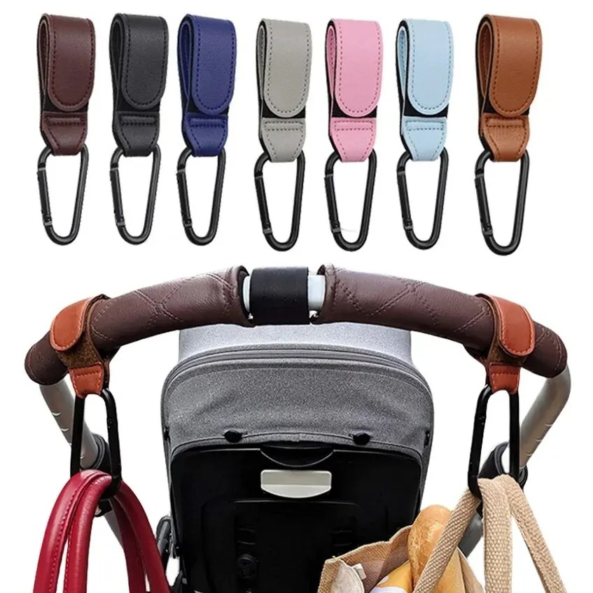 2Pcs Leather Cart Hooks Baby S - مراجعة Baby Clothing Hamper وسعره