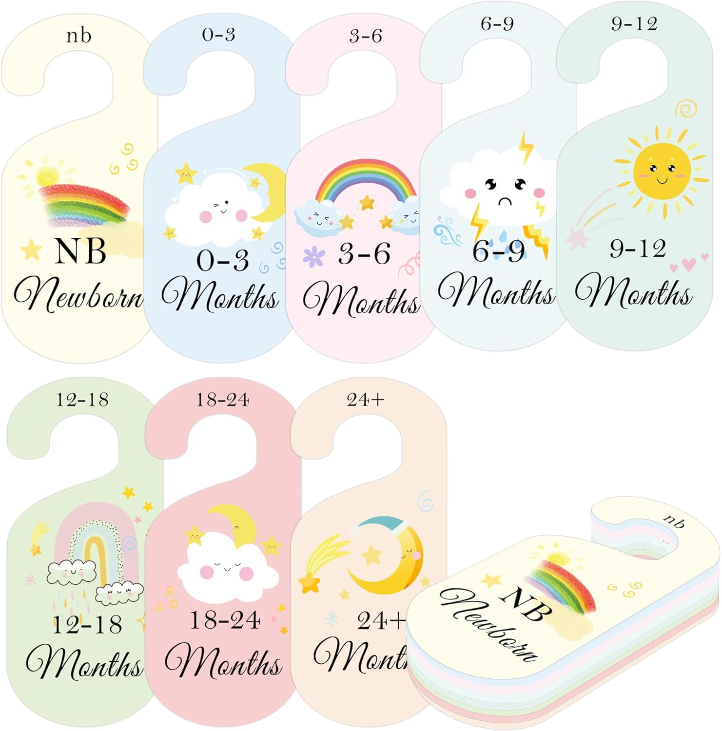 8 Pack Baby Closet Dividers Wa - مراجعة Baby Clothing Organizer وسعره