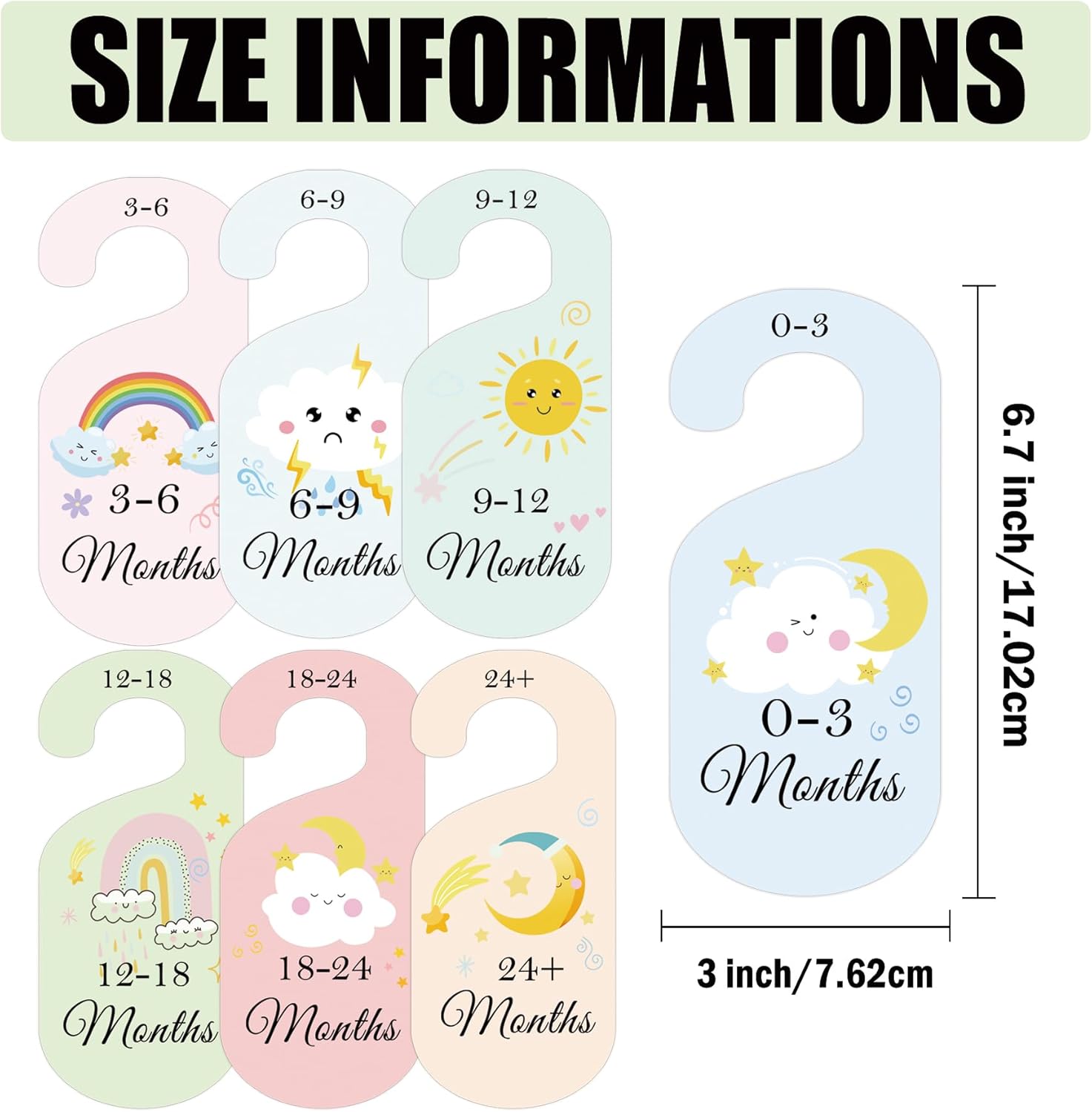 8 Pack Baby Closet Dividers Wa - مراجعة Baby Clothing Organizer وسعره