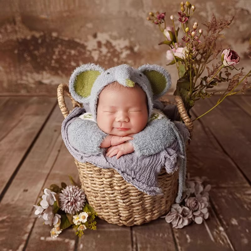 Newborn Photography Props Cute - مراجعة Baby Clothing Elephant وسعره