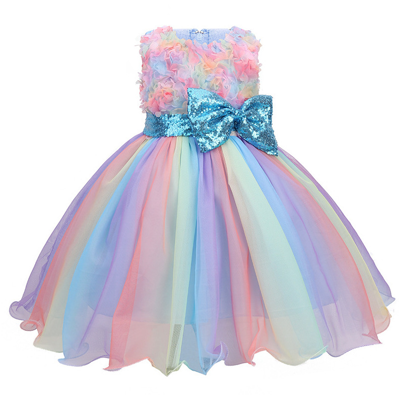 Girls Flower Sequins Tulle Rai - مراجعة Baby Z Clothing وسعره