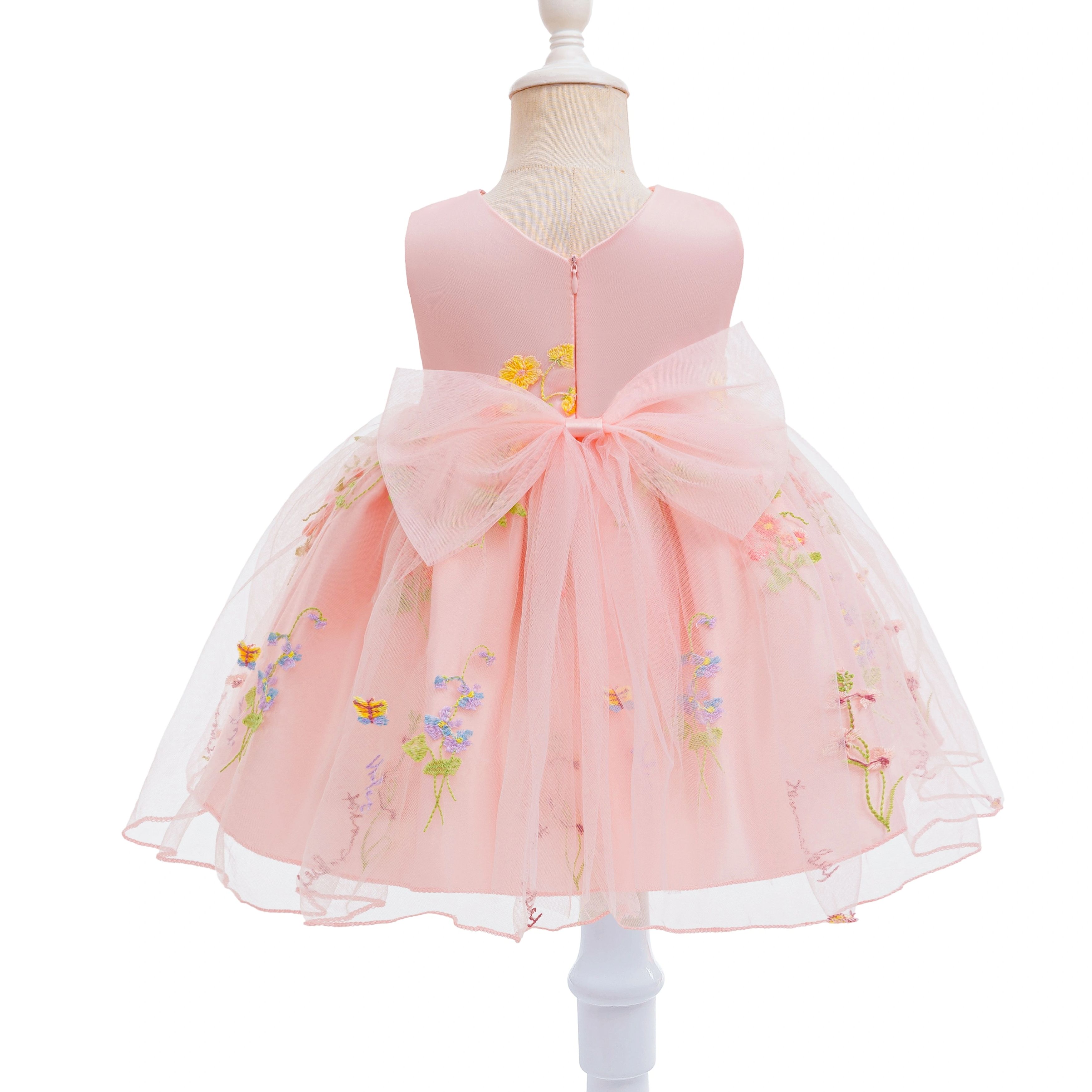 Baby Girls Party Dresses Embro - مراجعة Baby Clothing Embroidery وسعره