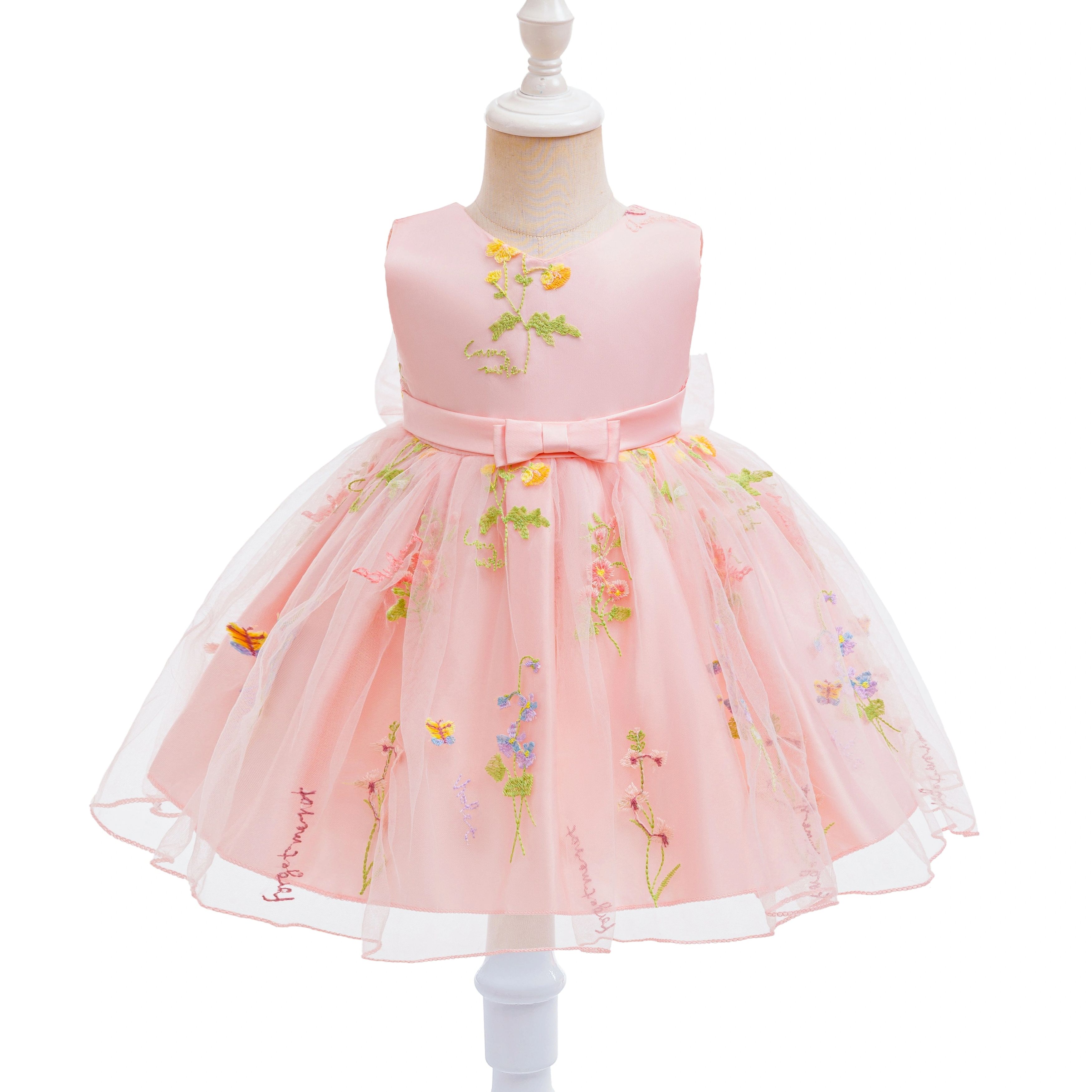 Baby Girls Party Dresses Embro - مراجعة Baby Clothing Embroidery وسعره
