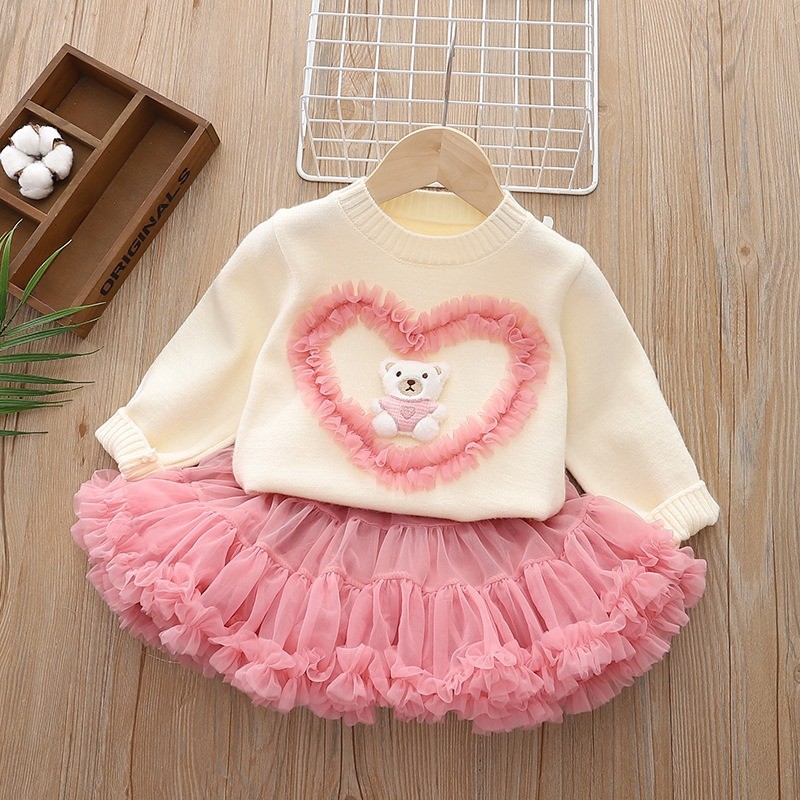 Girl's Jumper Set Autumn and W - مراجعة Baby Clothing Jumper وسعره