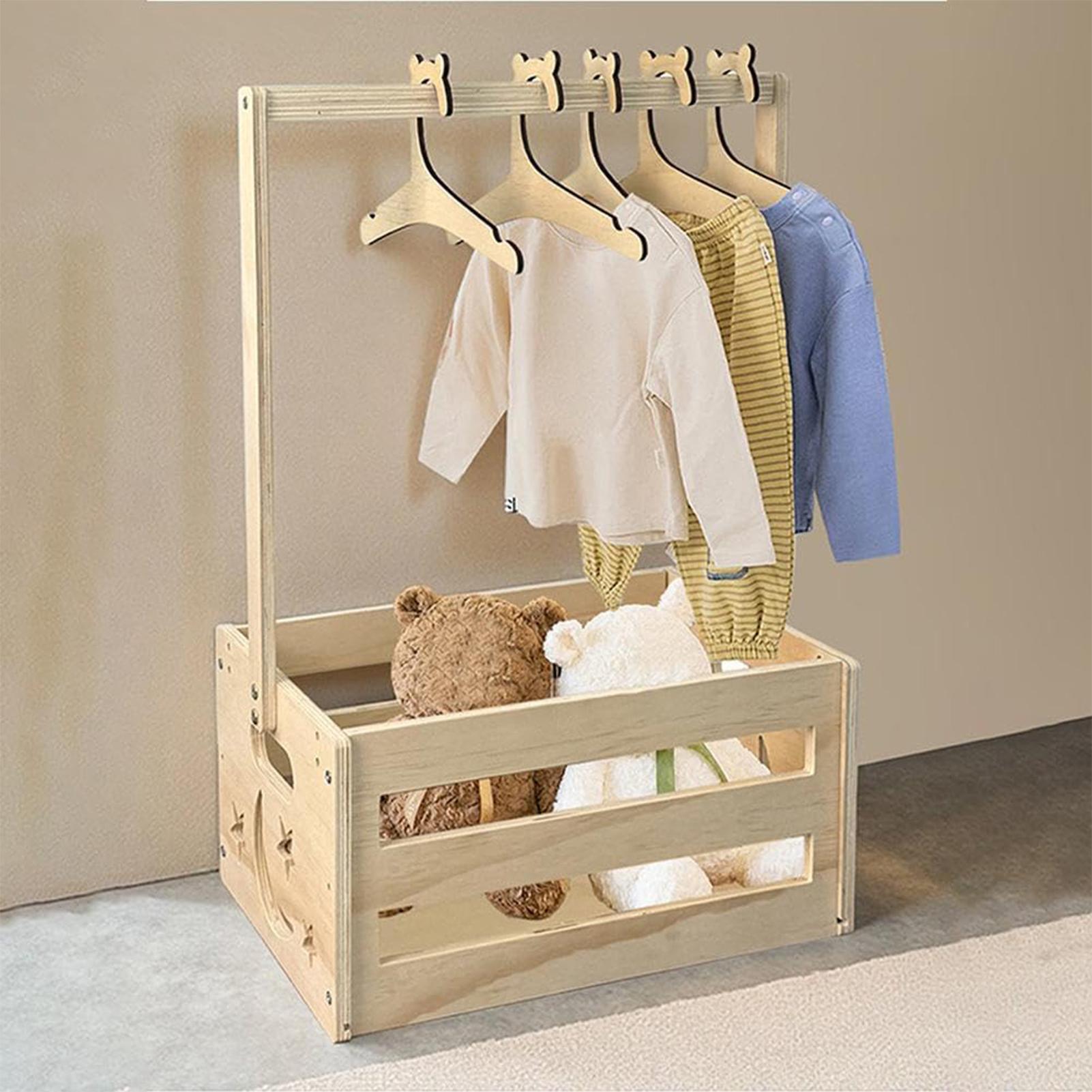 Baby Clothes Storage Box With  - مراجعة Baby Clothing Rack For Baby Shower وسعره