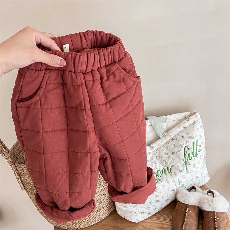 Girl Pants 2025 Autumn and Win - مراجعة Baby Clothing Quilt وسعره