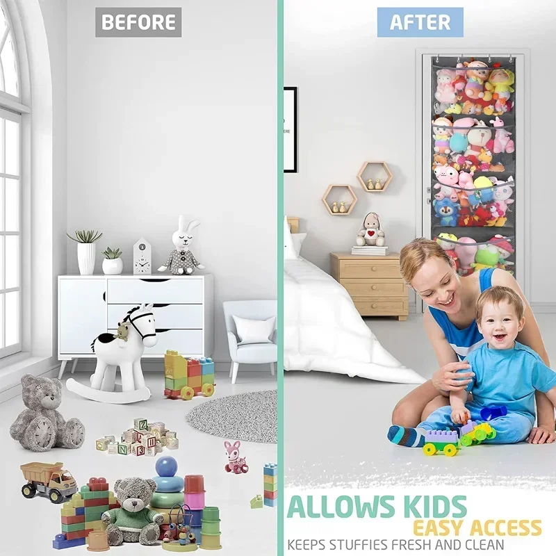 New Stuffed Storage Bag Over T - مراجعة Baby Clothing Organizer وسعره