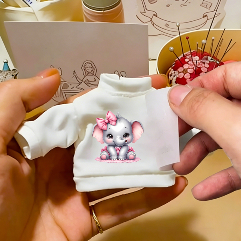 Cute Elephant Baby Heat transf - مراجعة Baby Clothing Elephant وسعره
