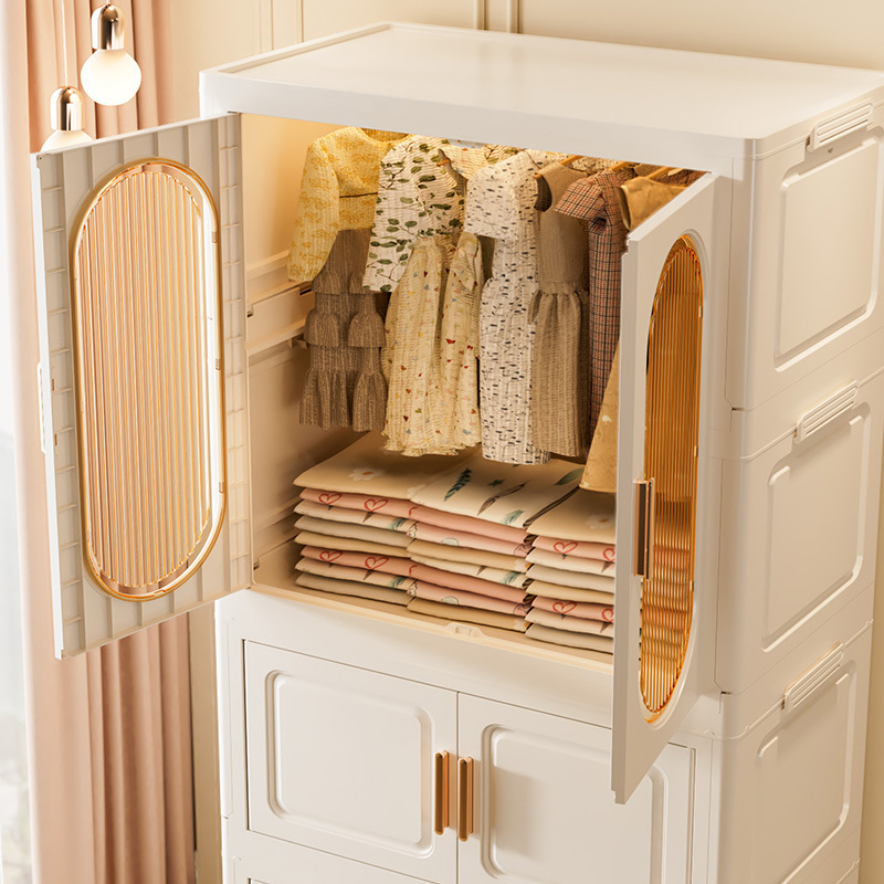 Thickened Storage Cabinet for  - مراجعة Baby Clothing Organizer وسعره