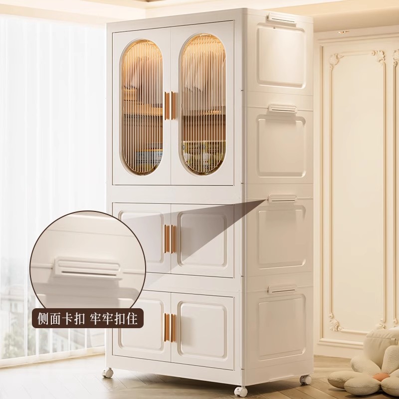 Thickened Storage Cabinet for  - مراجعة Baby Clothing Organizer وسعره